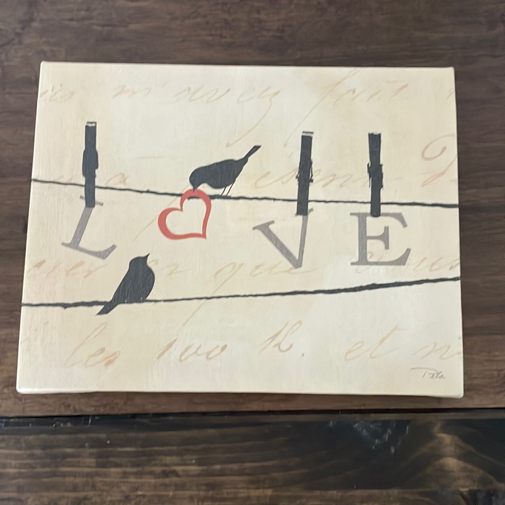 Love sign decor